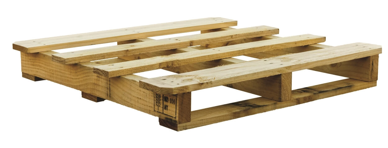 Image of timber clipped corner pallet