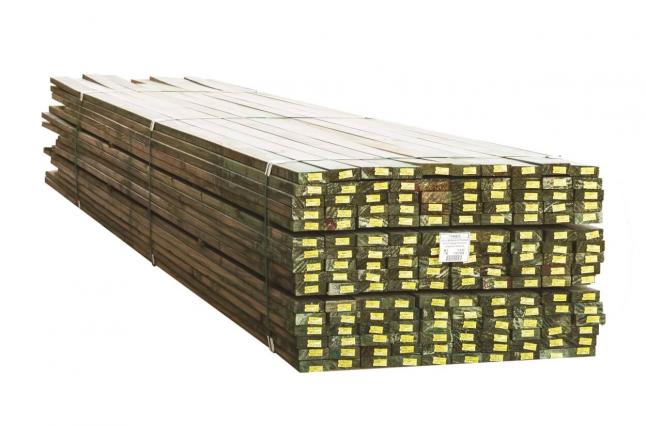 Image of a stack of timber decking