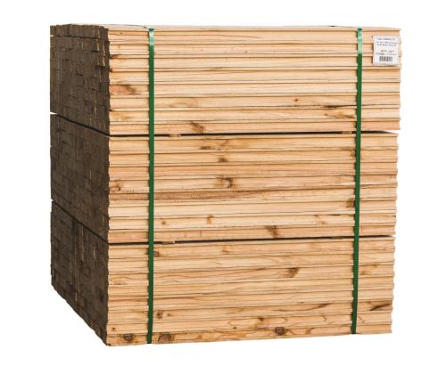 Image of stack of grooved bearers dunnage